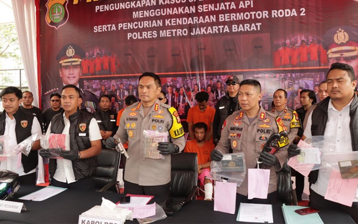Konferensi Pers Polres Metro Jakarta Barat