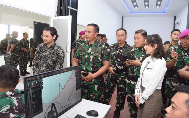Dankodiklatal Resmikan Penggunaan Tactical Training System