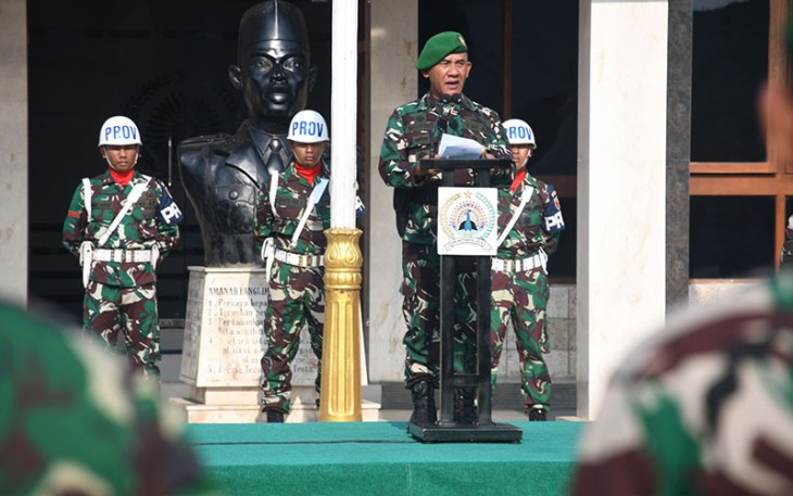 Danrem 081/DSJ Bacakan Amanat Menpora RI
