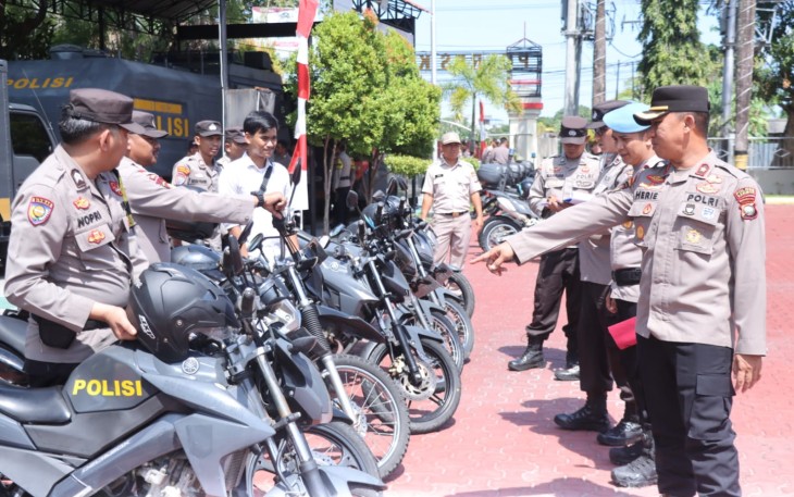 Polres Karimun Cek Kendaraan Dinas