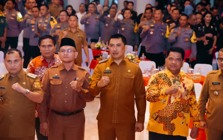 Pj Bupati Batu Bara Hadiri Rakor Kepala Daerah dan Forkopimda se-Sumut