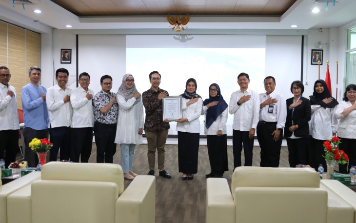 Instalasi Radiologi dan MCU RSBP Batam Terima Sertifikat ISO 9001:2015