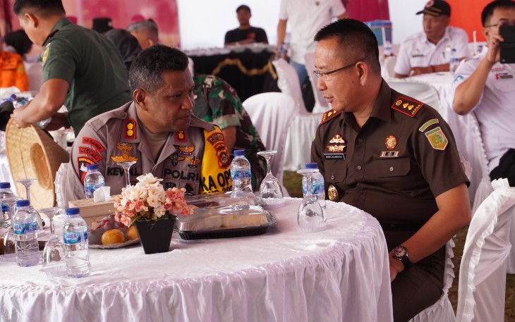 Polres Oku Timur Launching Gugus Tugas Polri Mendukung Ketahanan Pangan