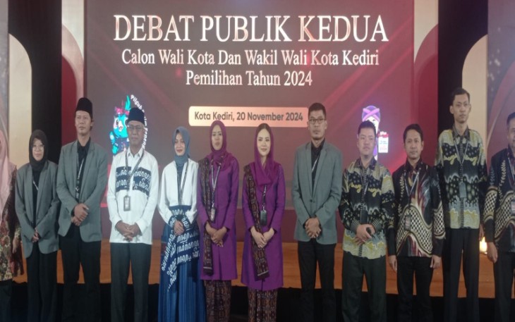 KPU Kota Kediri Gelar Debat Publik Terakhir di Pilkada Serentak 2024