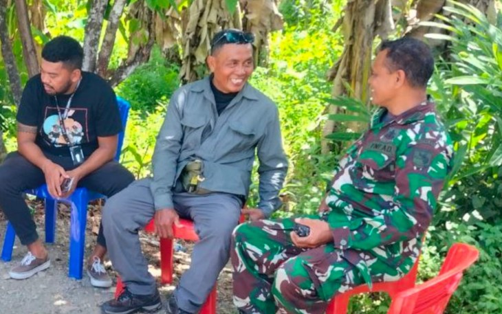 Danramil Mapurujaya Lakukan Komsos Dengan Warga Binaan