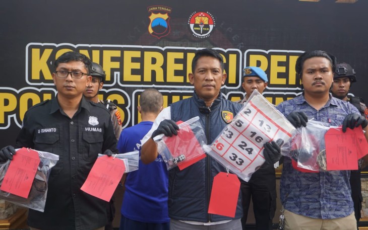 Satreskrim Polres Purbalingga Ringkus Bandar Judi Kopyok 