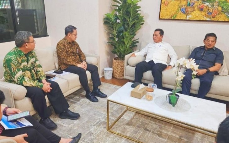 Gubernur Kepri Ansar Ahmad  bertemu Dierjen Pembiayaan Infrastruktur (DJPI) Kementrian PU RI, Triono Junoasmono
