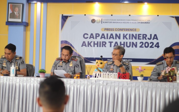 Imigrasi Baubau Cetak Capaian Kinerja yang Memuaskan di Tahun 2024