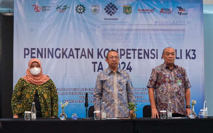 Forum peningkatan kompetensi ahli K3 tahun 2024 di Jakarta 