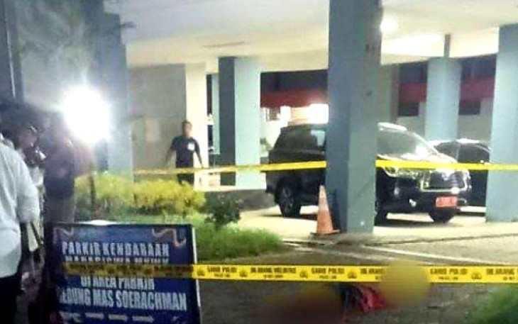 Police line TKP bunuh diri mahasiswa Fisip Unej, Rabu (25/12)