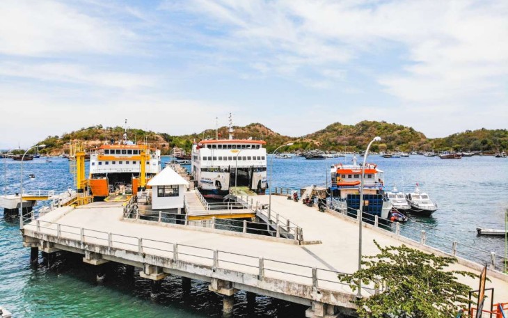 Ilustrasi pelabuhan Labuan Bajo, NTT