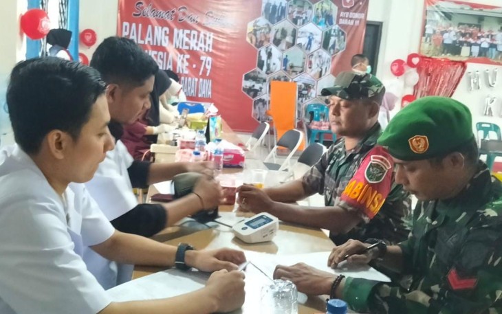 Prajurit Kodim Abdya Sumbang Darah