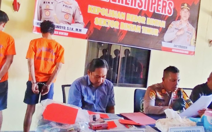 Polsek Bintan Timur Ungkap 2 Kasus Tindak Pidana