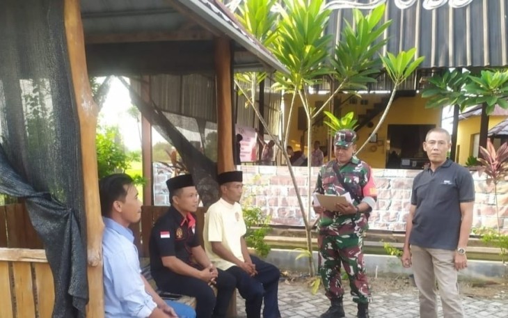 Babinsa Desa Jeruk Gulung Gelar Komsos 