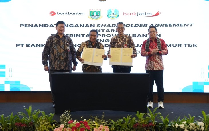 Bank Jatim dan Bank Banten Lanjutkan Proses KUB