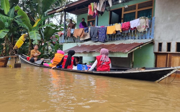 Empat Kecamatan Terendam Banjir di Kabupaten Melawi Kalimantan Barat
