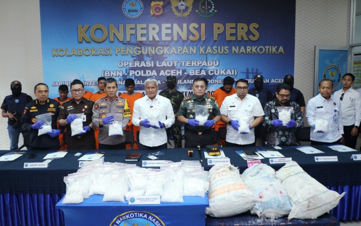 BNN RI Bersama Polri Gagalkan Penyelundupan Sabu dari Thailand 
