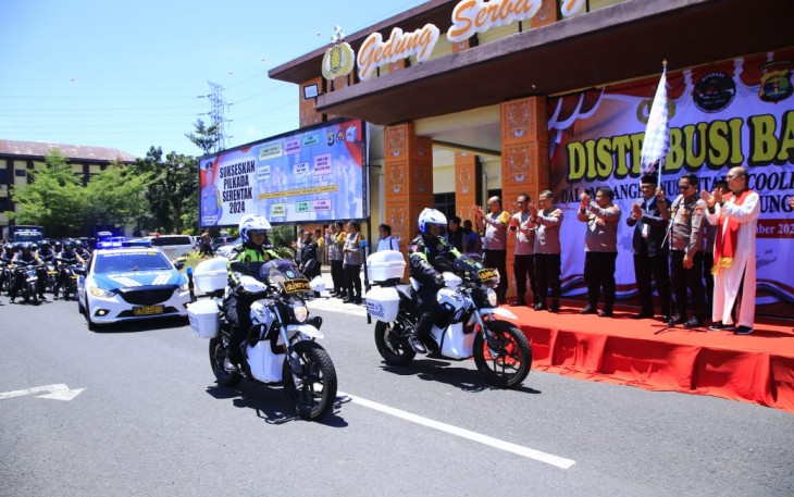 NCS Polri Sebar 5000 Paket Sembako