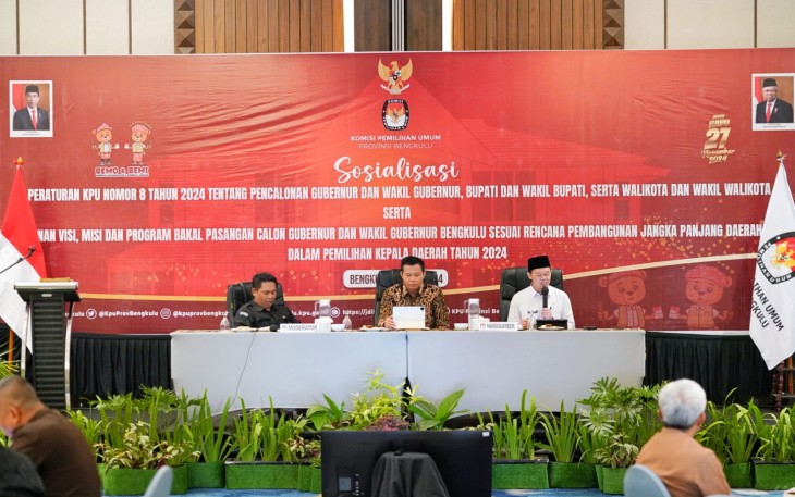 KPU Provinsi Bengkulu Gelar Sosialisasi Peraturan Baru