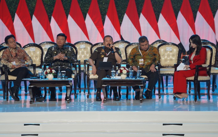 Jaksa Agung Republik Indonesia ST Burhanuddin Hadiri Rakornas Pemerintah Pusat dan Daerah Tahun 2024