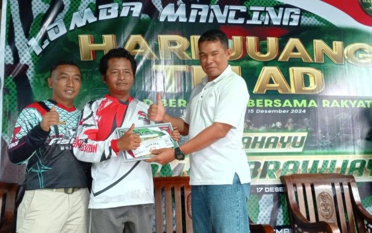 Kodim Ponorogo Gelar Lomba Mancing 