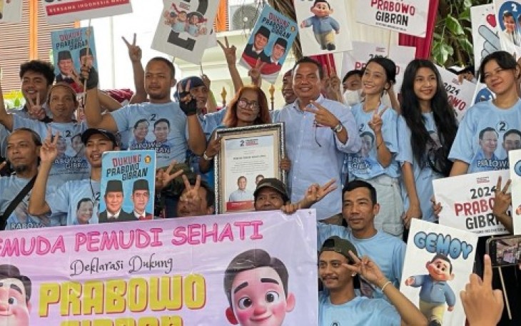 Pemuda Pemudi Sehati 08 Dukung Prabowo-Gibran
