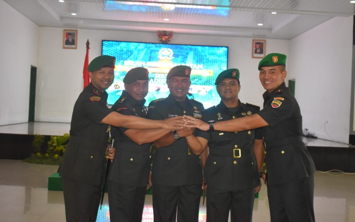 Danrem 023/KS Pimpin Sertijab Dandim 0211/TT dan Dandim 0212/TS