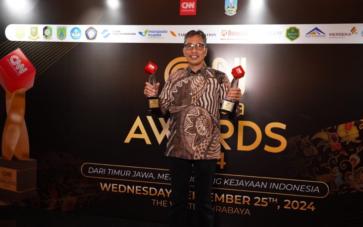 Bank Jatim Sabet Dua Penghargaan Sekaligus dalam CNN Awards 2024