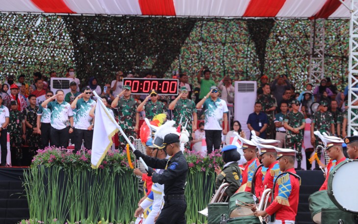 Kasad Hadiri Indonesia Open Military Style Drum Corps Competition Panglima TNI Cup 2024
