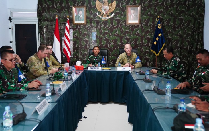 Delegasi TNI-ADF Gelar After Action Review Keris Woomera 2024