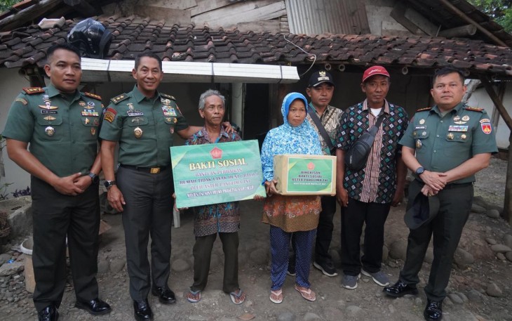 Danrem 071/Wijayakusuma Dampingi Kunker Aster Panglima TNI dalam Serbuan Teritorial di Pemalang