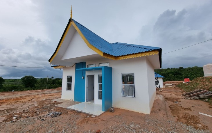 Progres Pengerjaan 4 Rumah Contoh di Tanjung Banon