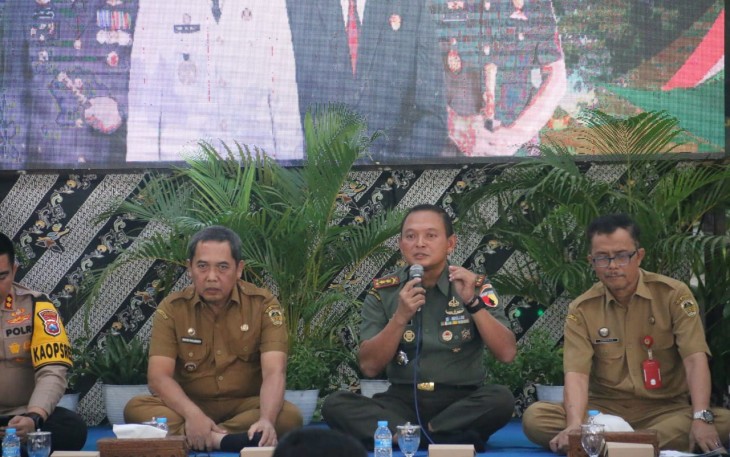 Dandim 0803/Madiun Hadiri Sarasehan Kelompok Tani dan Petani Milenial bersama Pj Bupati Madiun dan Forkopimda