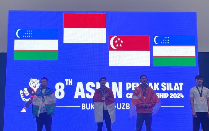 Prajurit Udayana Raih Emas Pencak Silat di Uzbekistan