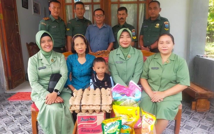 Debzibang 1/Sintang Laksanakan Anjangsana ke Panti Asuhan Jemelak Sintang 