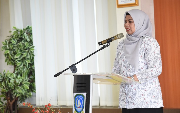 Ketua Yayasan Kanker Indonesia (YKI) Kepulauan Riau Hj. Dewi Kumalasari Ansar