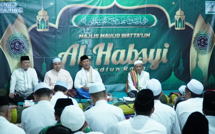 Danrem 081/DSJ saat Hadiri Doa Bersama Habib Hamzah Bin Abdurrahman Al Aydrus