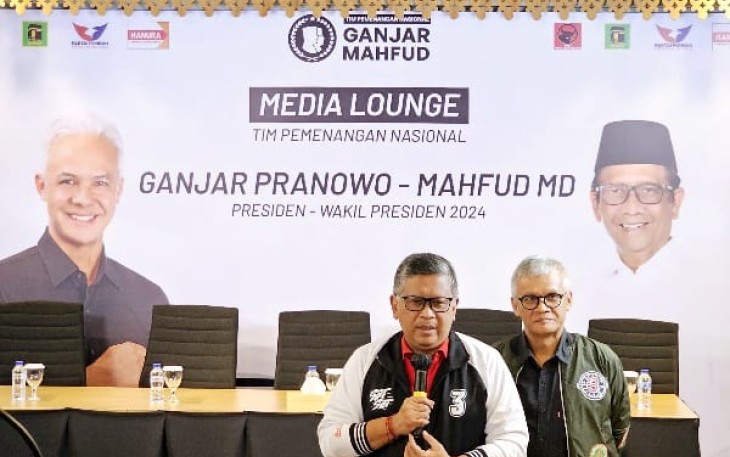 Sekretaris Tim Pemenangan Nasional Ganjar Pranowo-Mahfud MD, Hasto Kristiyanto