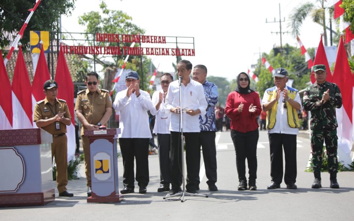 Panglima TNI saat Dampingi Presiden RI Resmikan IJD di Madiun