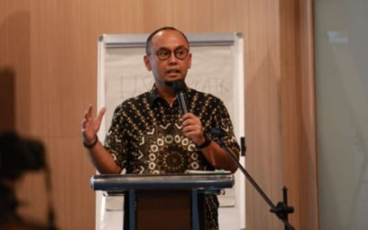 Kepala PPATK Ivan Yustiavandana dalam acara Refleksi Kerja PPATK Tahun 2023 di Jakarta Pusat, Rabu (10/1/24)