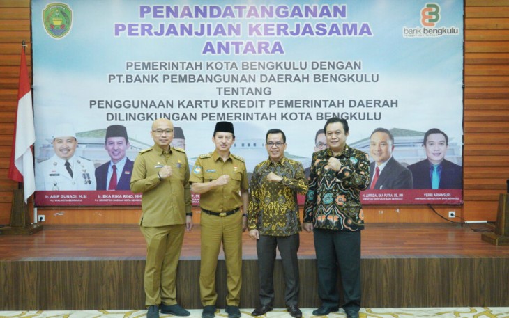 Pemkot dan Bank Bengkulu Teken Kerja Sama