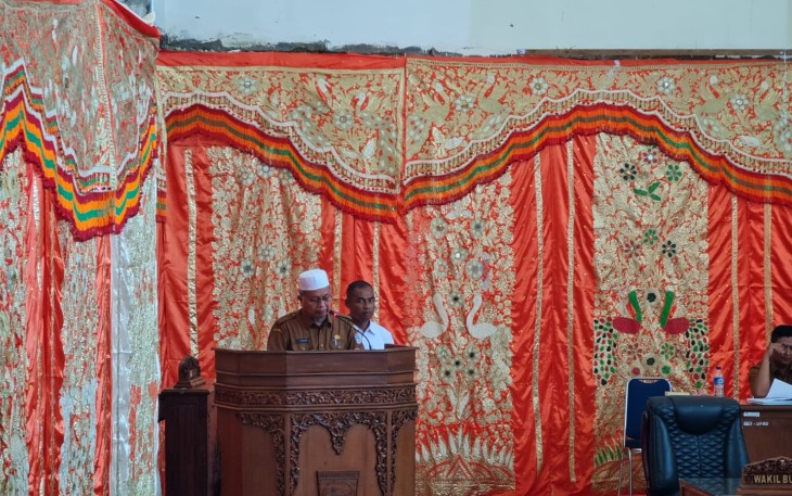 DPRD Pasbar Gelar Paripurna Penyampaian Jawaban Bupati Atas Laporan Pansus Tentang Ranperda RPJPD Tahun 2025-2045