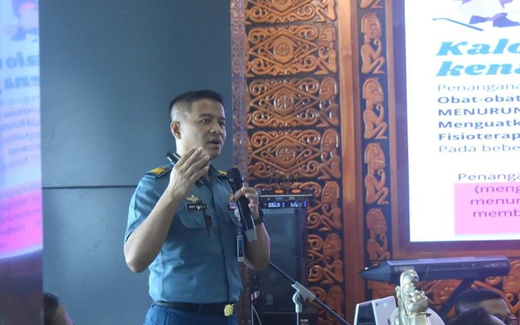 Sosialisasi kesehatan prajurit Koarmada III Sorong, Kamis (15/2)