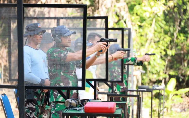 Lomba Menembak Piala Bergilir Pangkoarmada III 2024, Sorong Papua Barat, Jum'at (1/3)