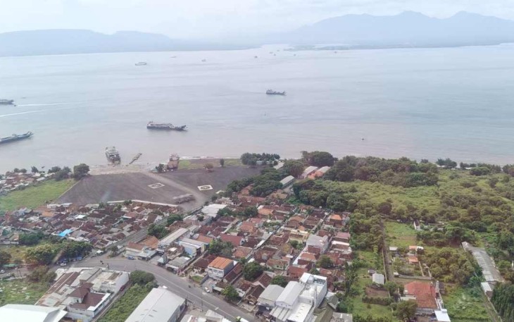 Pantauan udara arus mudik Ketapang Selat Bali