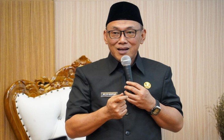 Wali Kota Cilegon Helldy Agustian 