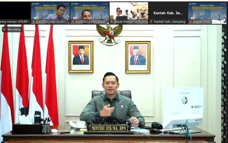 Menteri ATR/BPN Agus Harimurti Yudhoyono 