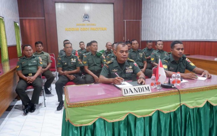 Dandim 0801/Pacitan Letkol Inf Roliyanto 