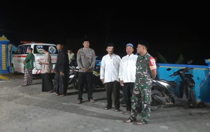 Pengamanan pengajian di wilayah desa binaan 