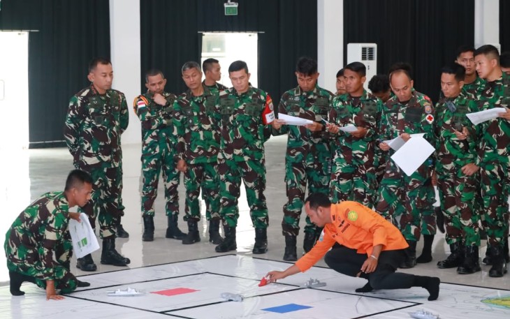 TFG Latihan Kesiapsiagaan Operasional SAR Koarmada III Sorong
